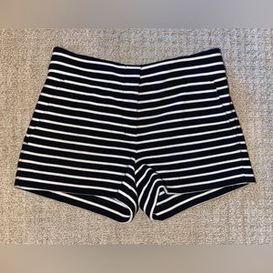 BCBG striped shorts with pockets